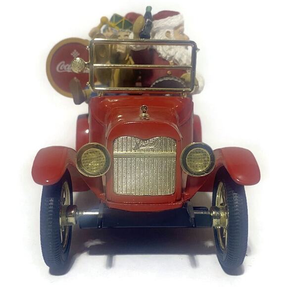 Coca Cola Holiday Touring Car With Santa and Elves Christmas Decor 1998 - Picture 8 of 12